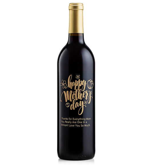 Happy Mother’s Day Message on a Bottle